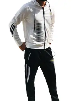 2 Pcs Men's Tracksuit Hoodie Set X4682937