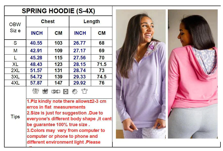 Audre Half Zip Halloween Hoodie in Assorted Colors