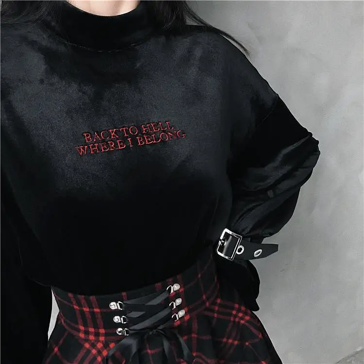 Back To Hell Where I Belong Sweater SD00454