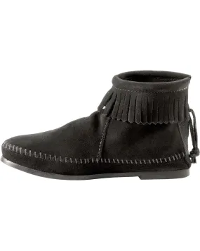 Back Zip Hardsole Boot - Women