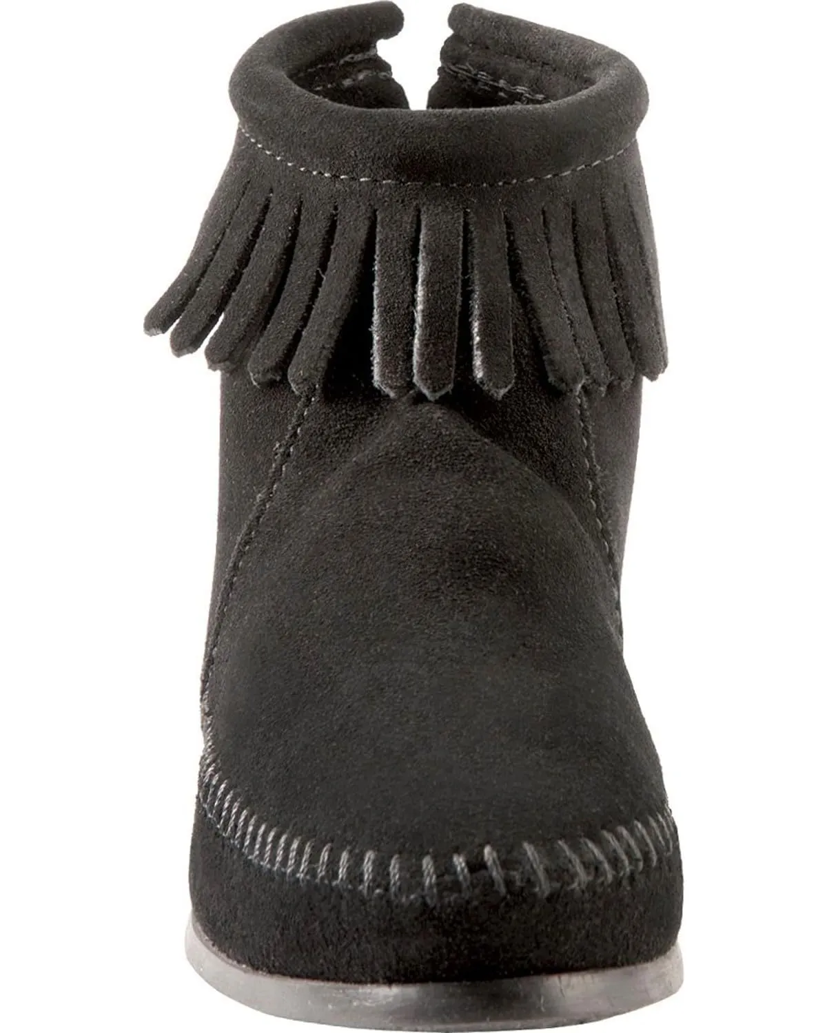 Back Zip Hardsole Boot - Women