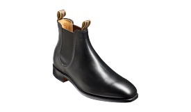 Barker Mansfield Classic Chelsea Boots - Black Calf