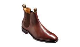 Barker Mansfield Classic Chelsea Boots - Walnut Calf