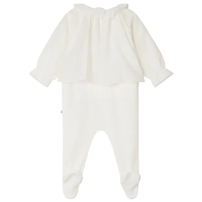 Bonpoint Baby Breeze Pyjamas Milk White