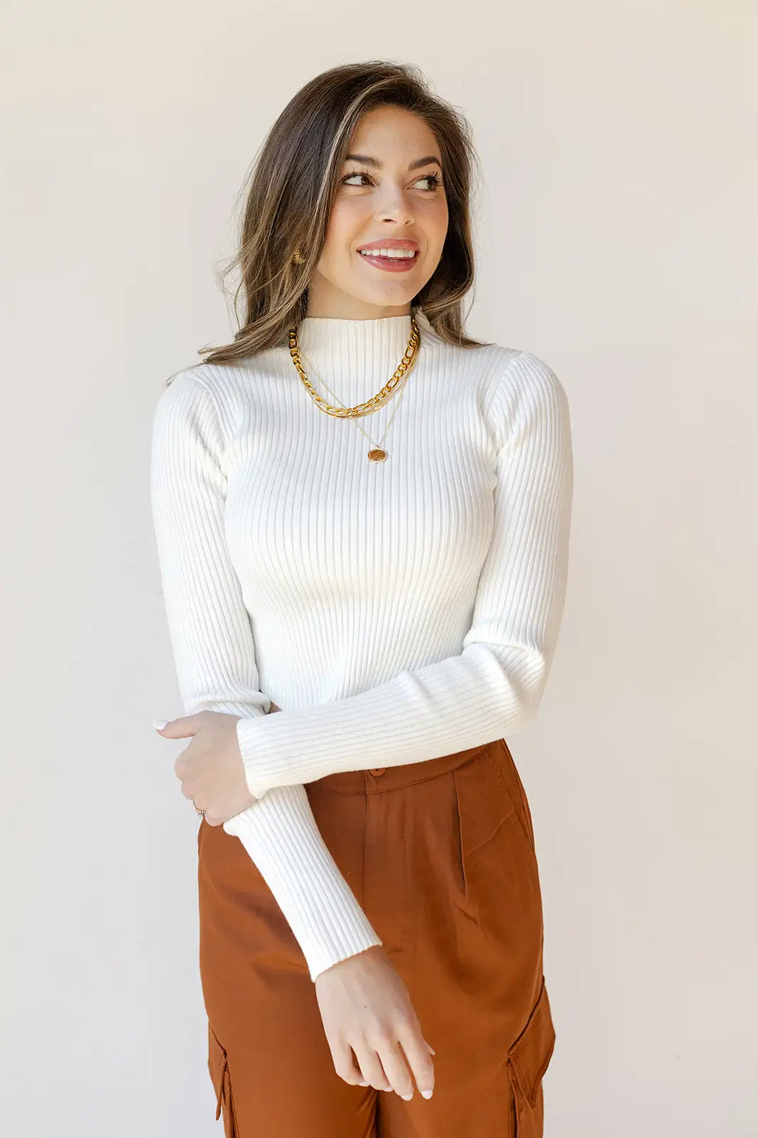 braelyn sweater crop top