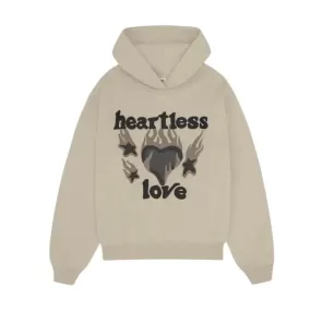 Broken Planet Heartless Love Hoodie Bone White