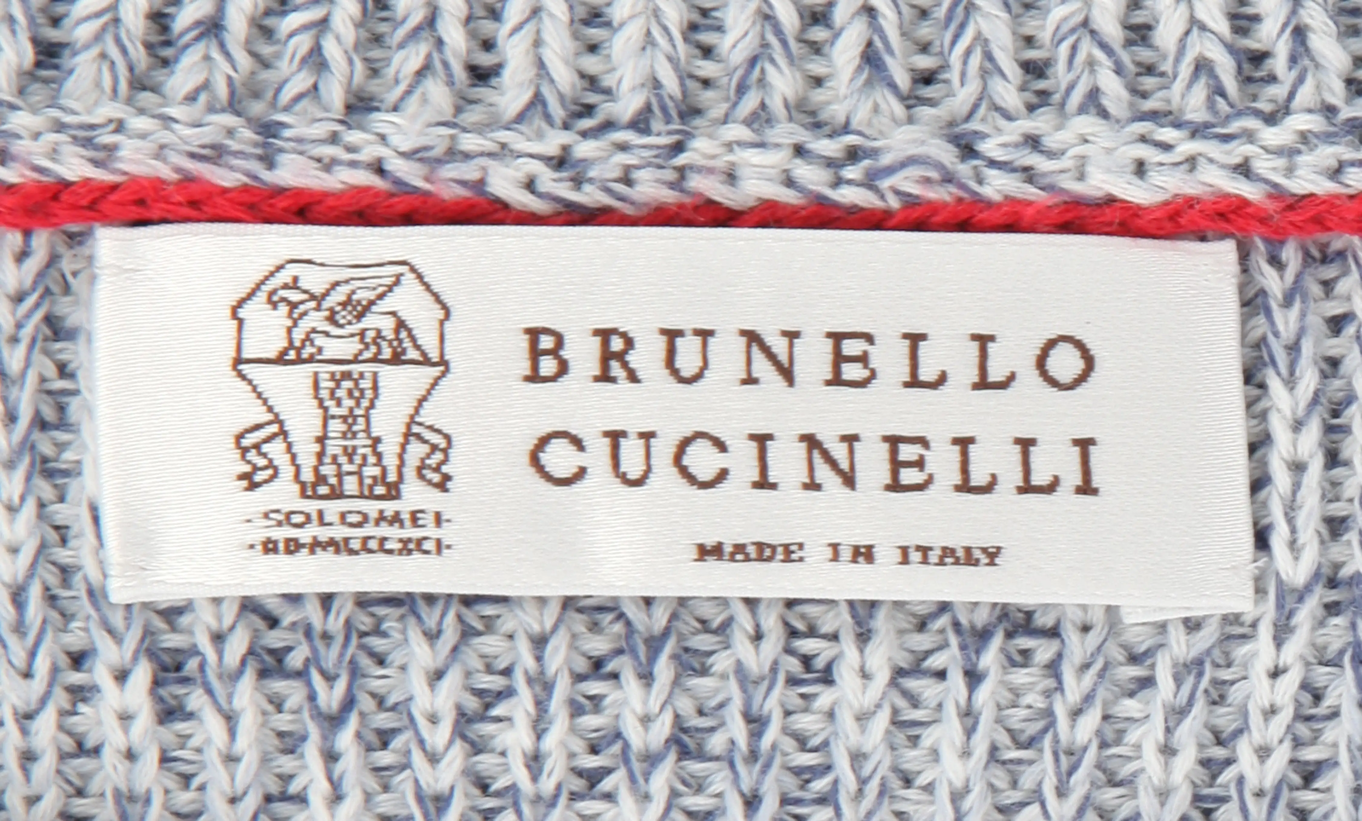 Brunello Cucinelli Blue Crewneck Sweater