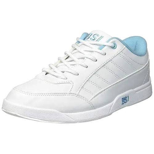 BSI Women's #422 Bowling Shoes White Blue