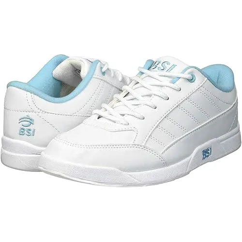 BSI Women's #422 Bowling Shoes White Blue