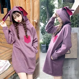 Bunny Hoodie Dress SD01053