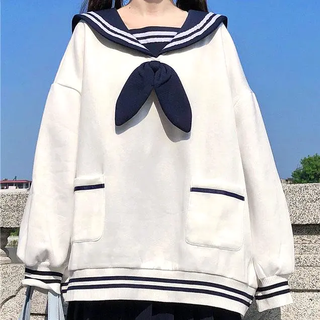 Bunny Sailor Loose Sweater SD00923