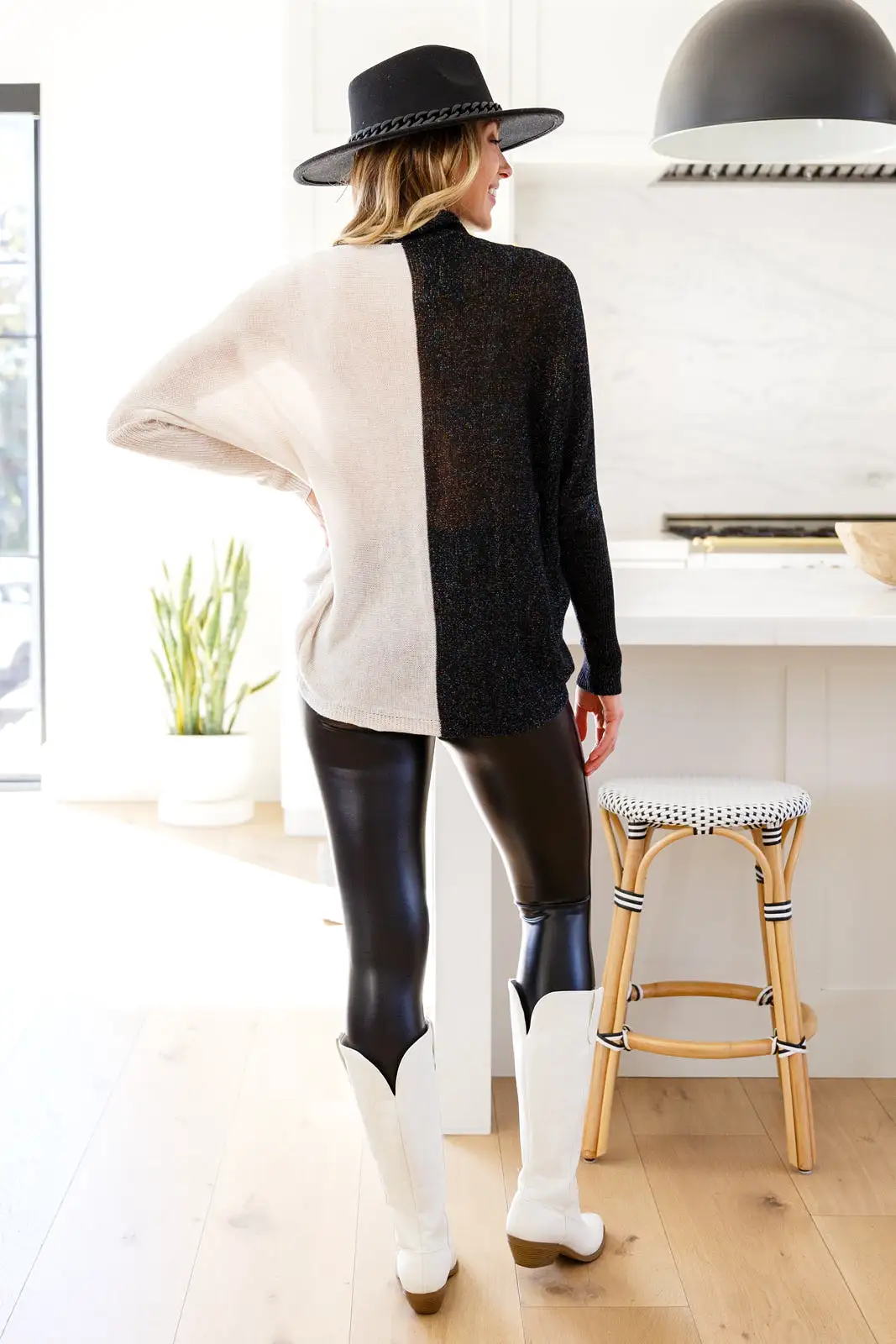 Can't Touch This Sparkle Color Blocked Sweater