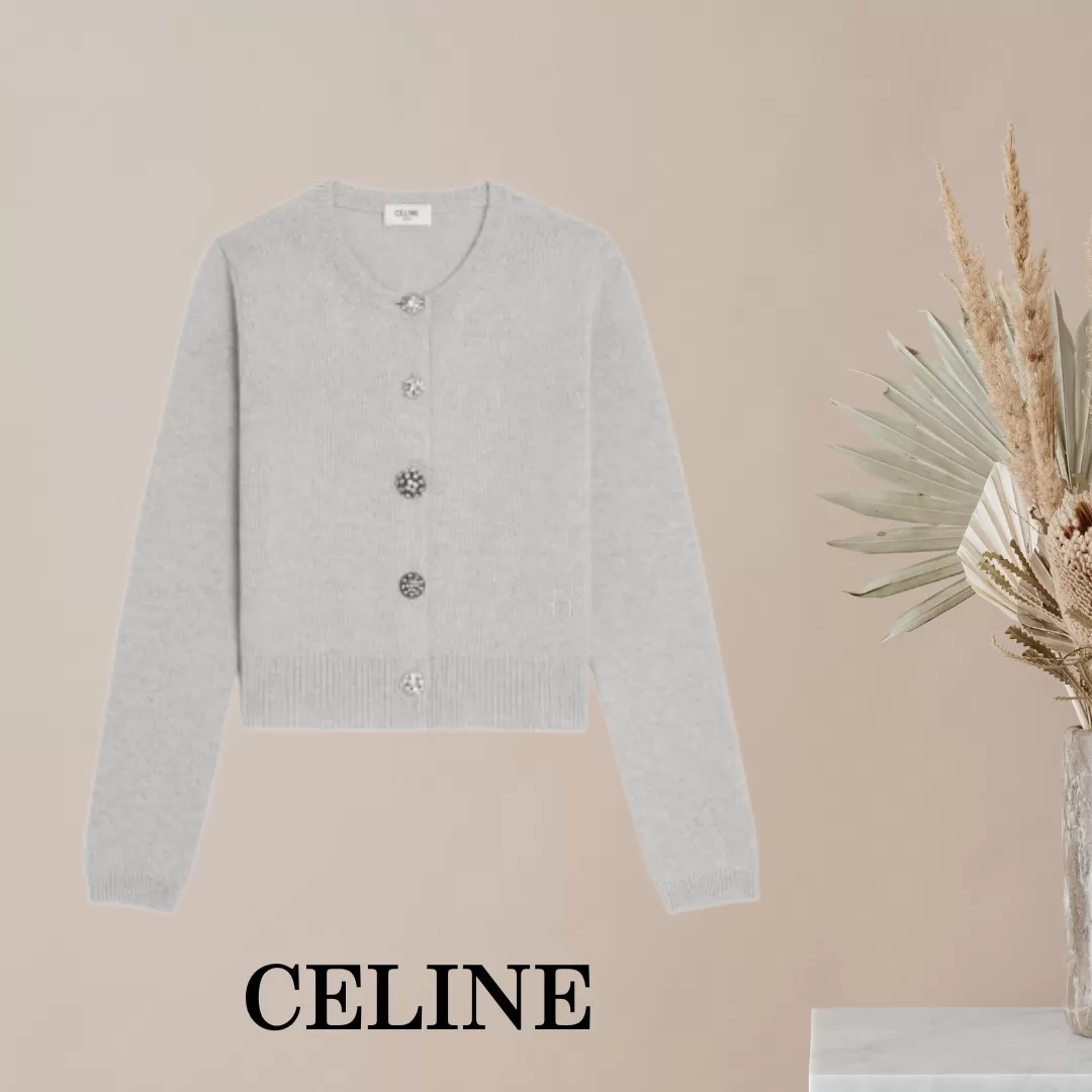 CELINE  |CELINE LOOSE HOODIE IN COTTON FLEECE