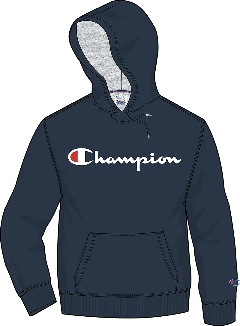 Champion Big & Tall Script Pullover Hoodie