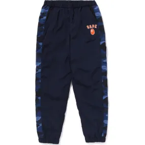 COLOR CAMO BLOCK TRACK PANTS LOOSE FIT KIDS