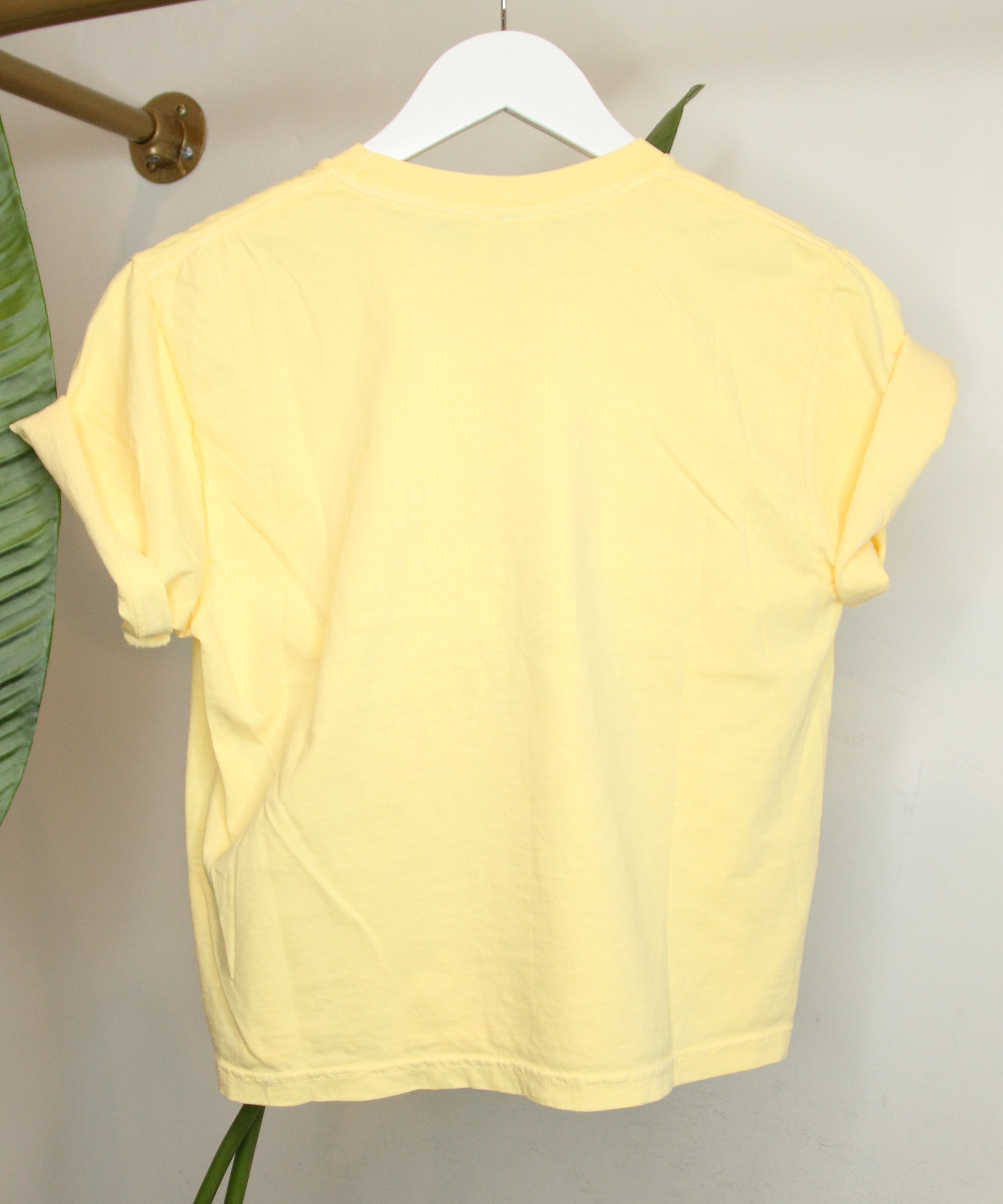 Cowboys & Tequila T-Shirt - Yellow/Pink