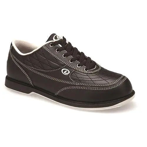 Dexter Mens Turbo II Black with Khaki Trim Bowling Shoes