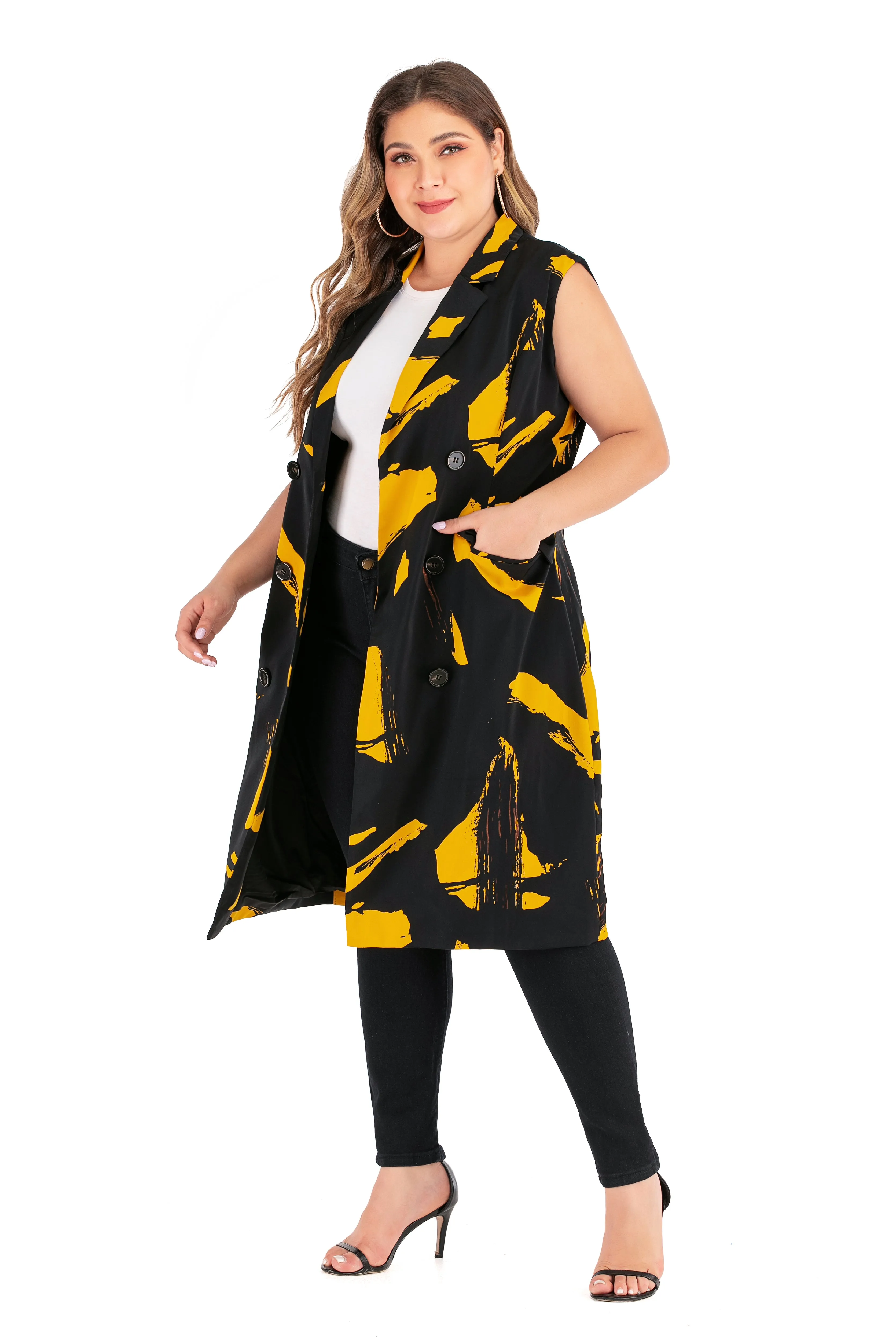 Efe Abstract Vest Dress