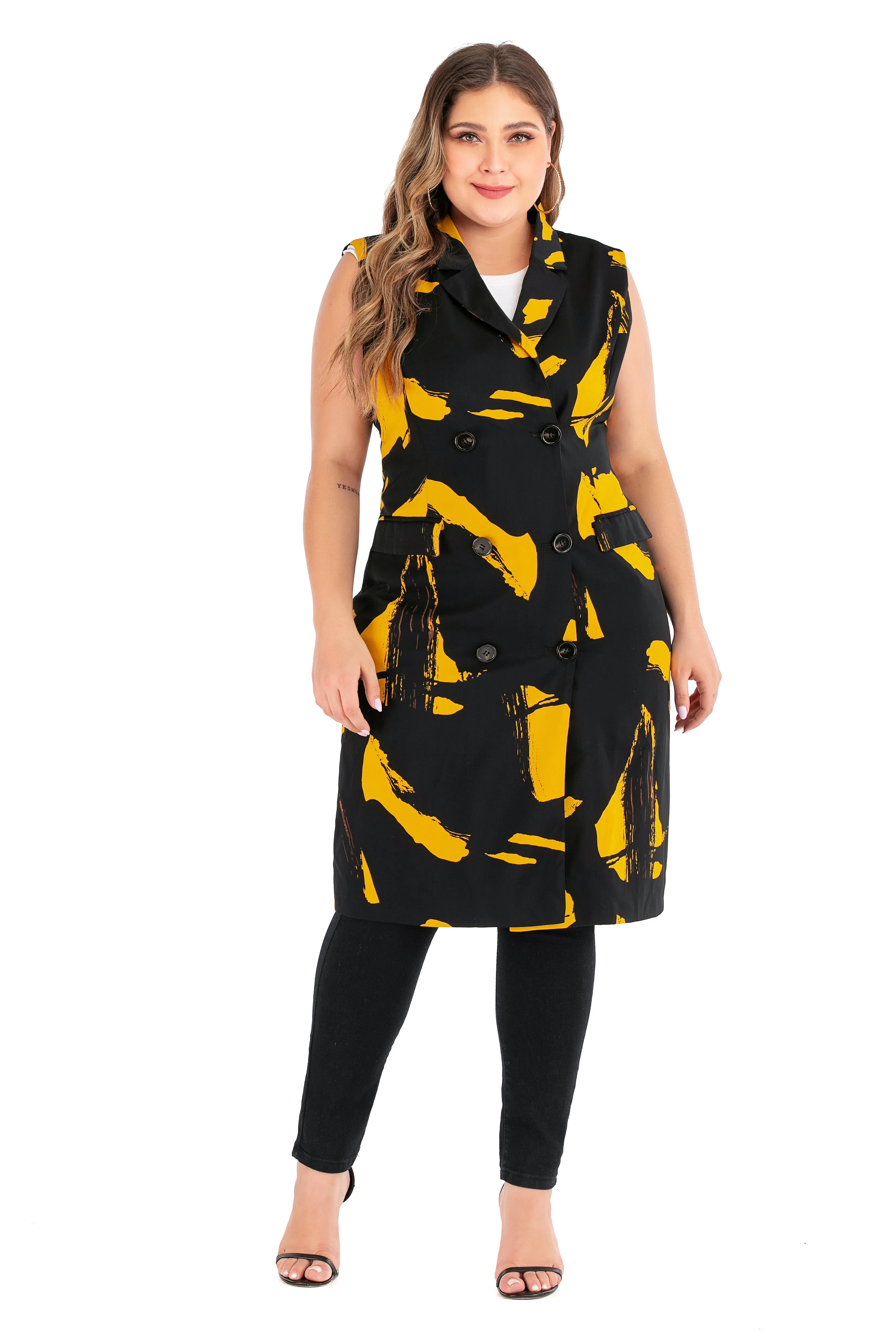 Efe Abstract Vest Dress