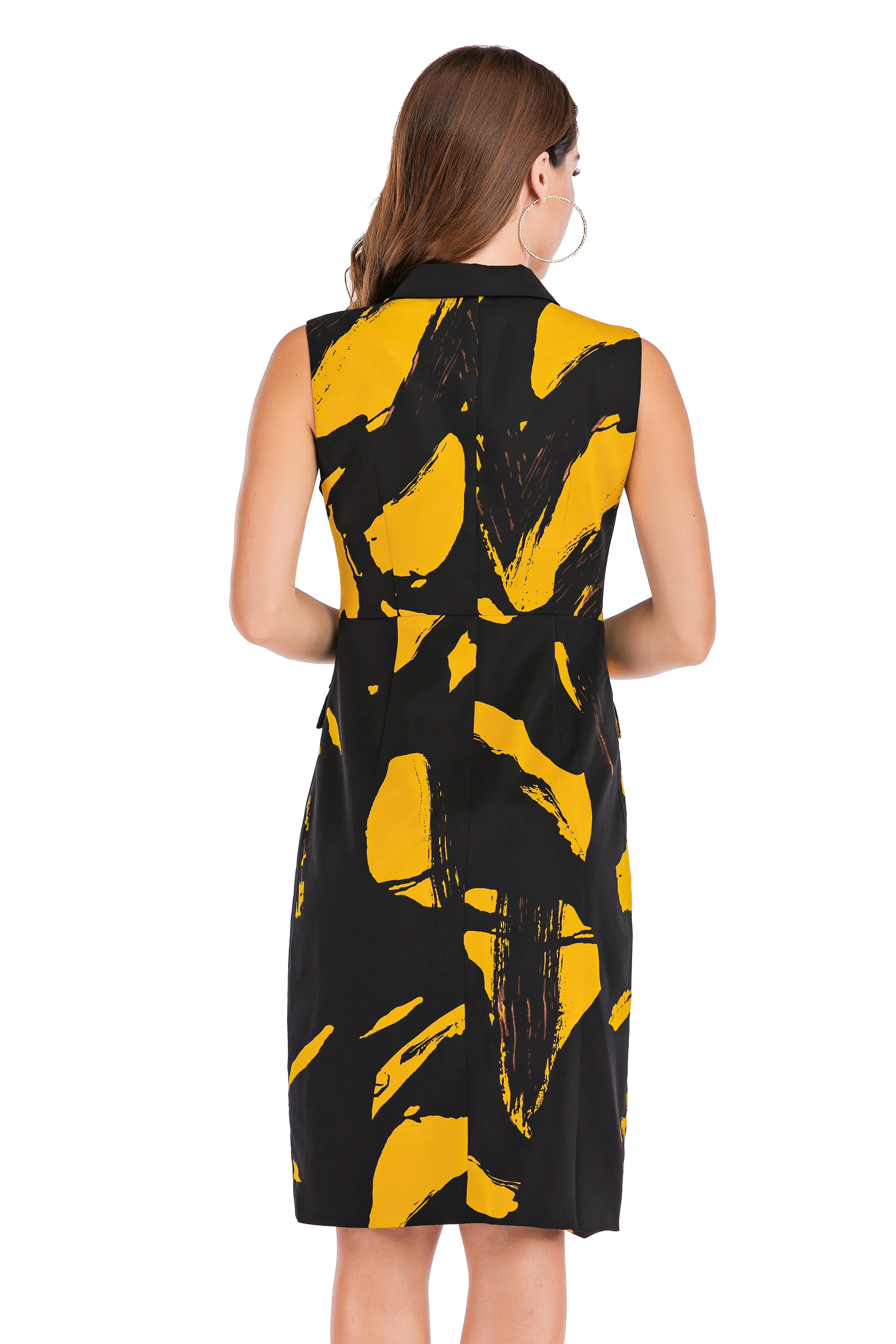 Efe Abstract Vest Dress