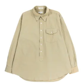 ENGINEERED GARMENTS IVY BD SHIRT KHAKI COTTON IRIDESCENT