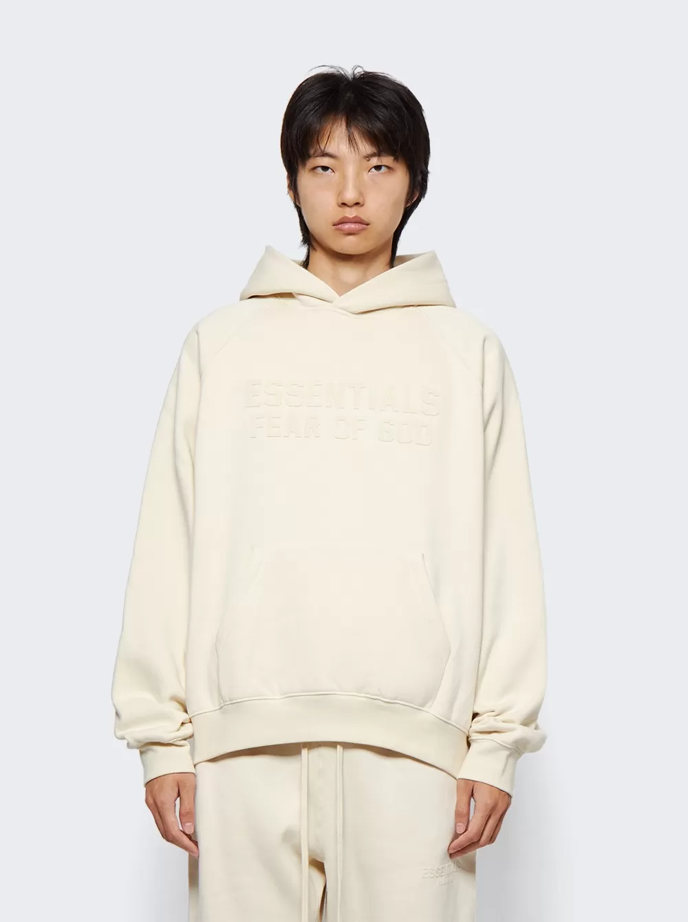 Fear of God ESSENTIALS Hoodie 'Egg Shell'