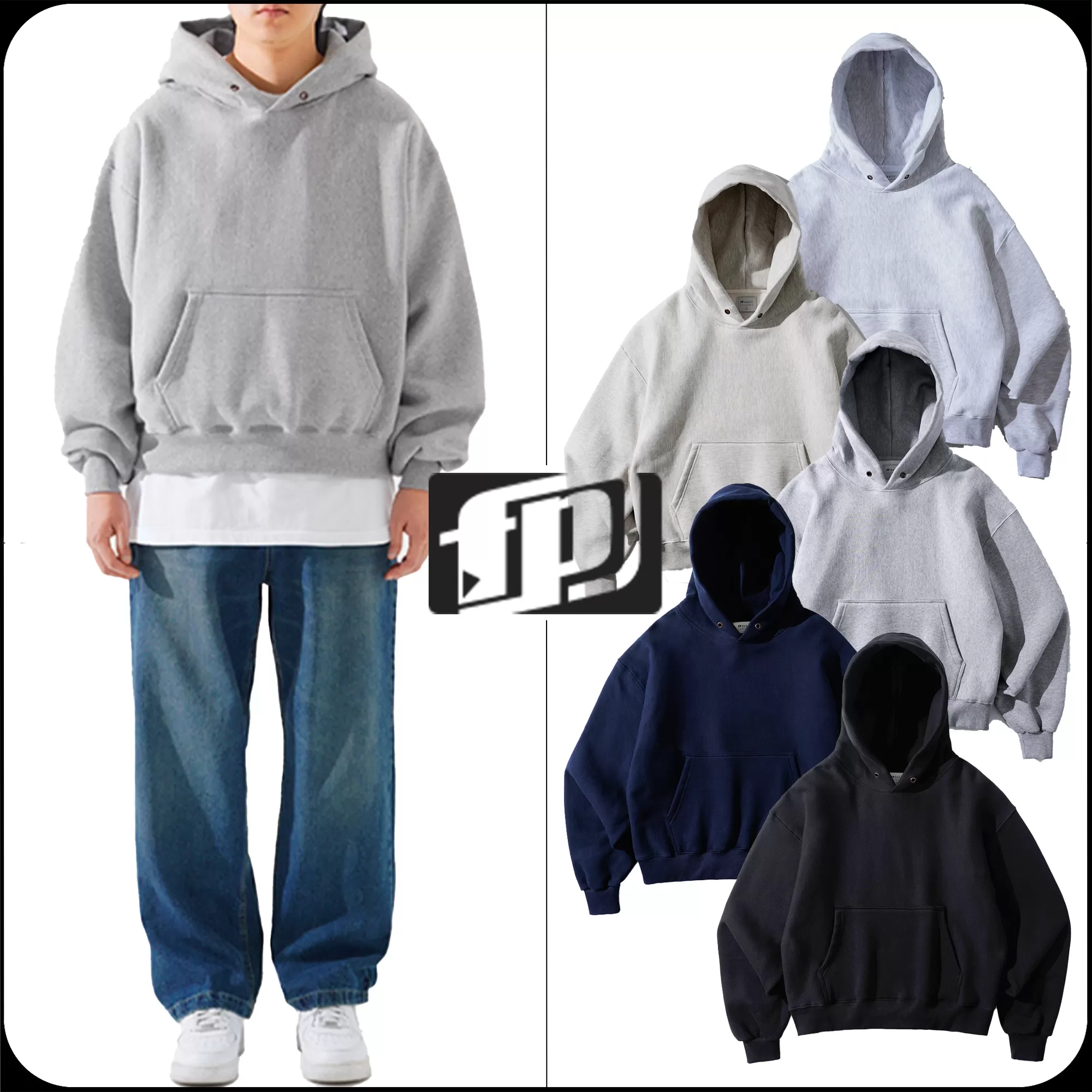 FP142  |【FEPL】★DIVERSE WEAVE DEAR HOODIE