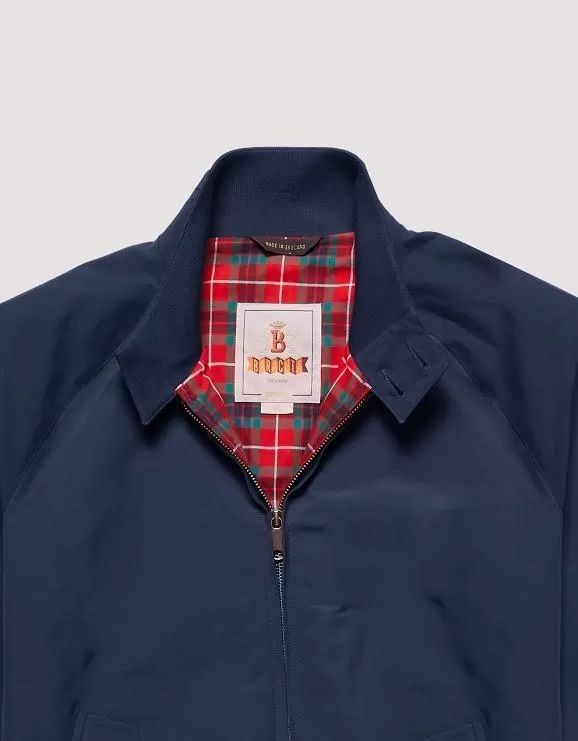 G9 Classic Fit Harrington Jacket, Navy