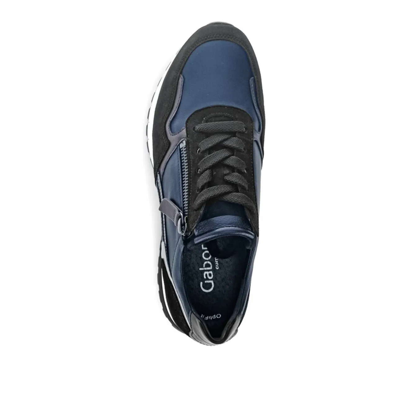 Gabor 56.378.36 Navy & Black Wide Fit Sneaker