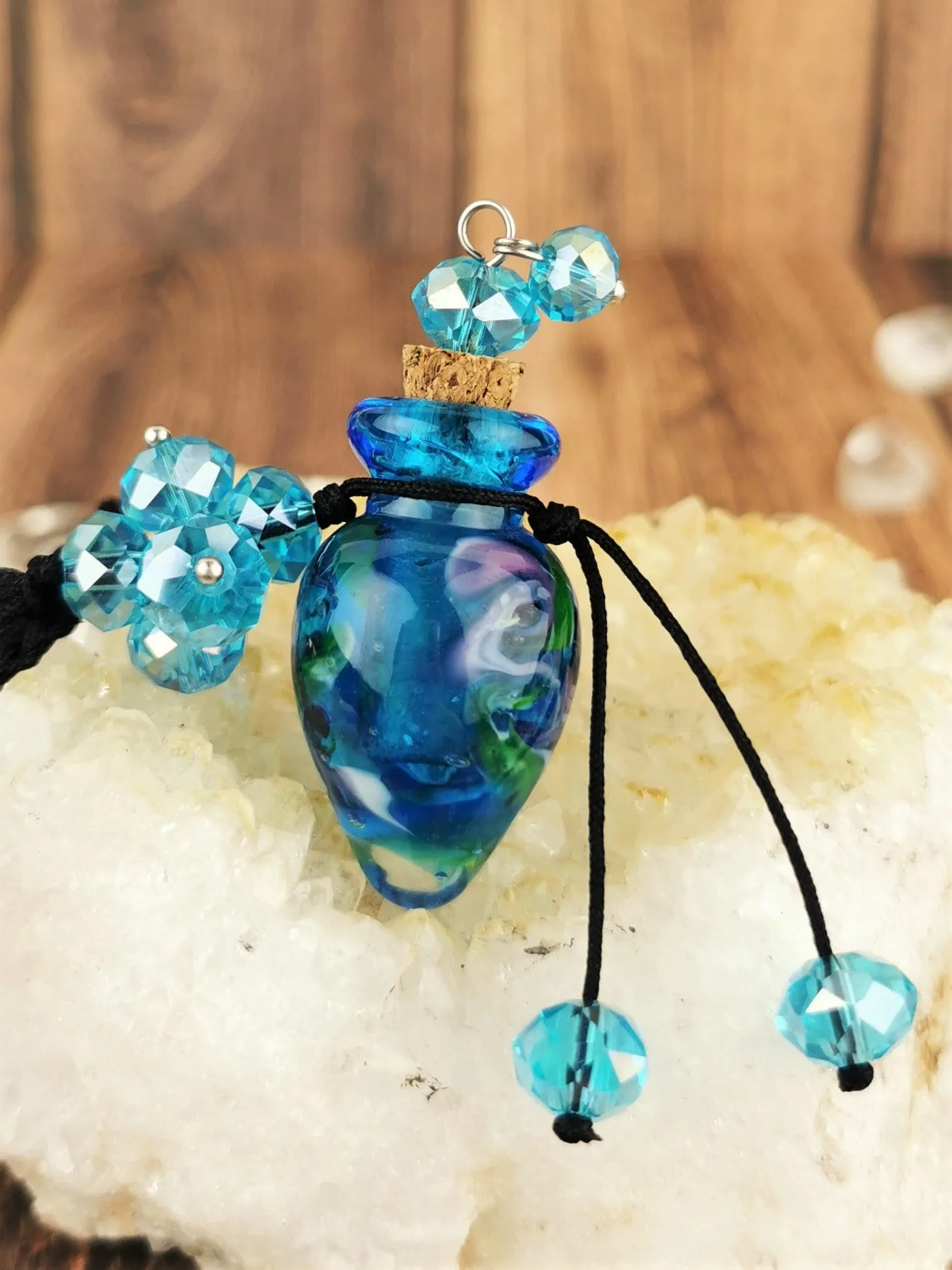 Glass Vial Necklaces, Essential Oil Holders