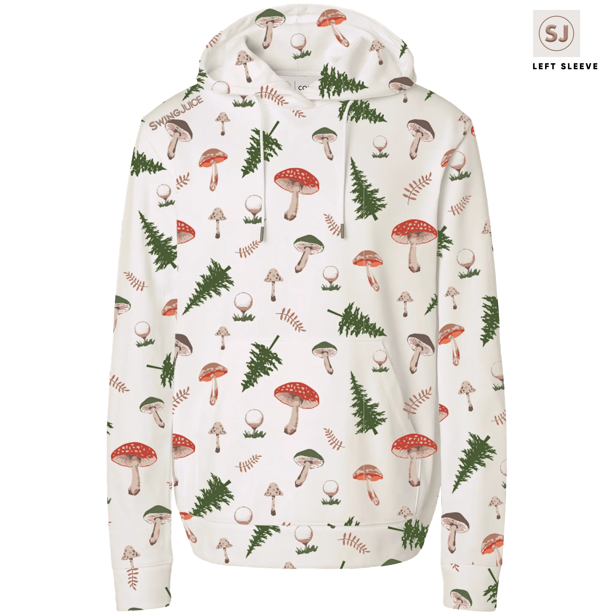 Golf Mushrooms Men's Performance Hoodie