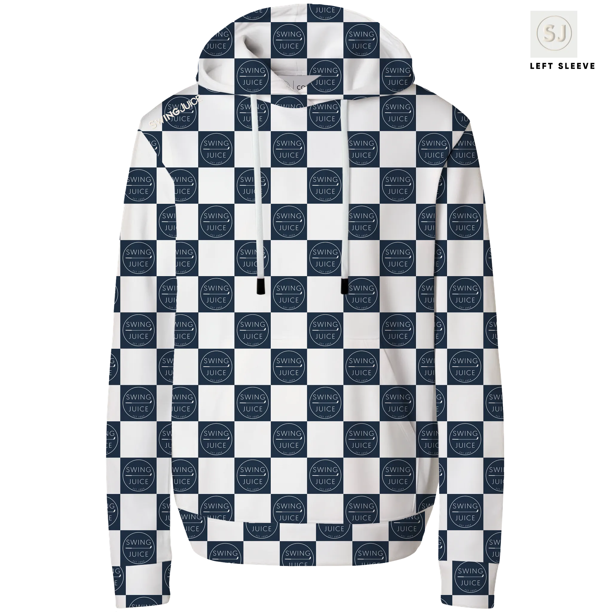 Golf SJ Checkerboard Men's Performance Hoodie