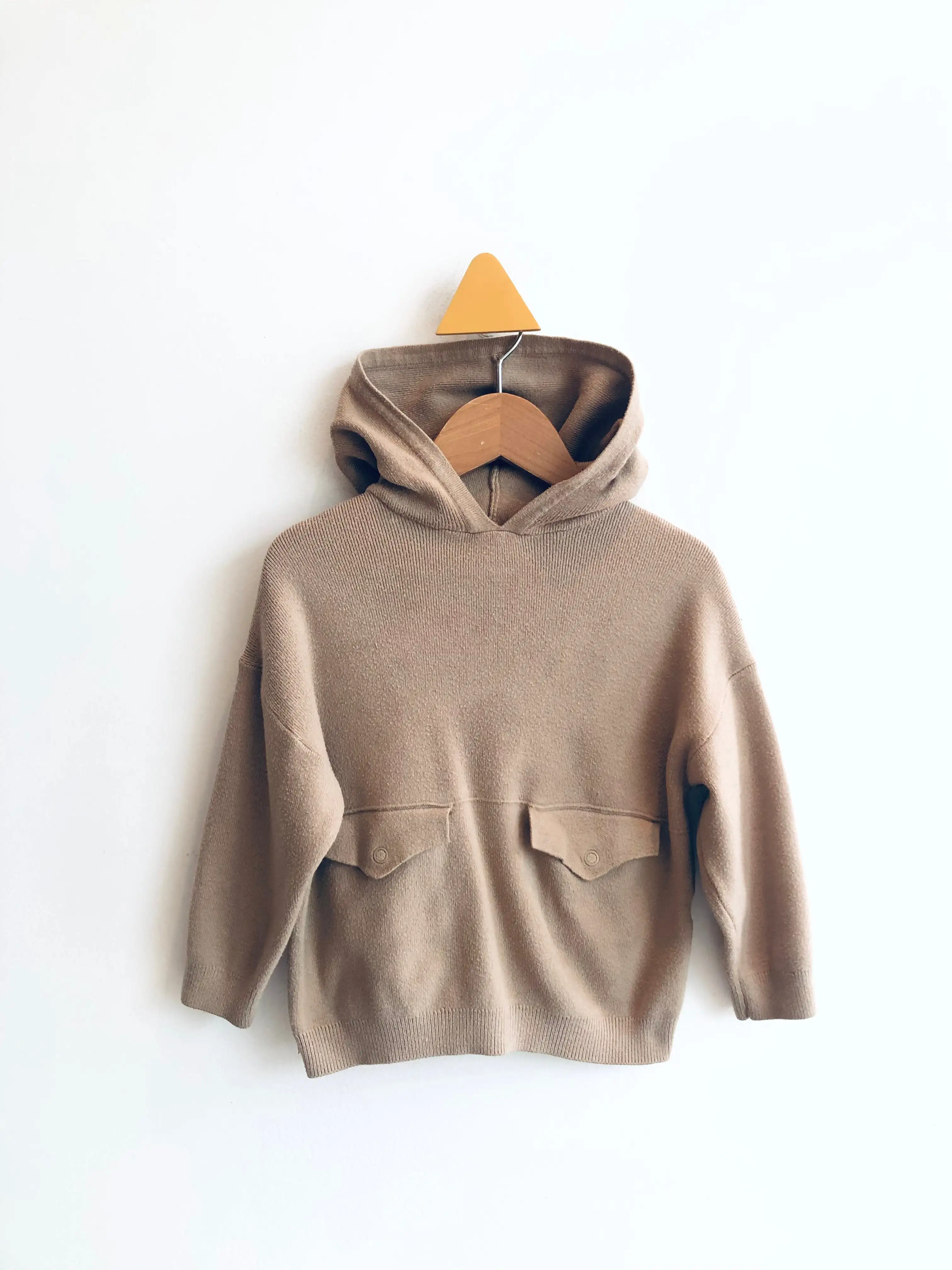 Hooded Lightweight Pocket Sweater // 18-24M