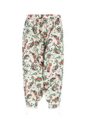 Junya Watanabe Paisley Printed Wide Leg Pants