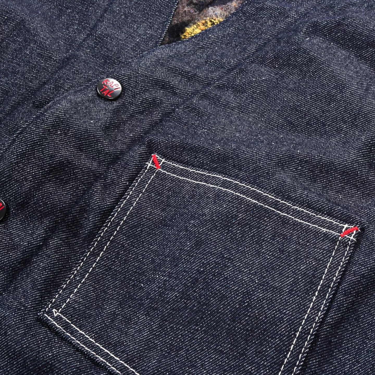 KAPITAL 13OZ DENIM LINING ROOKIE CHOT-KIT INDIGO