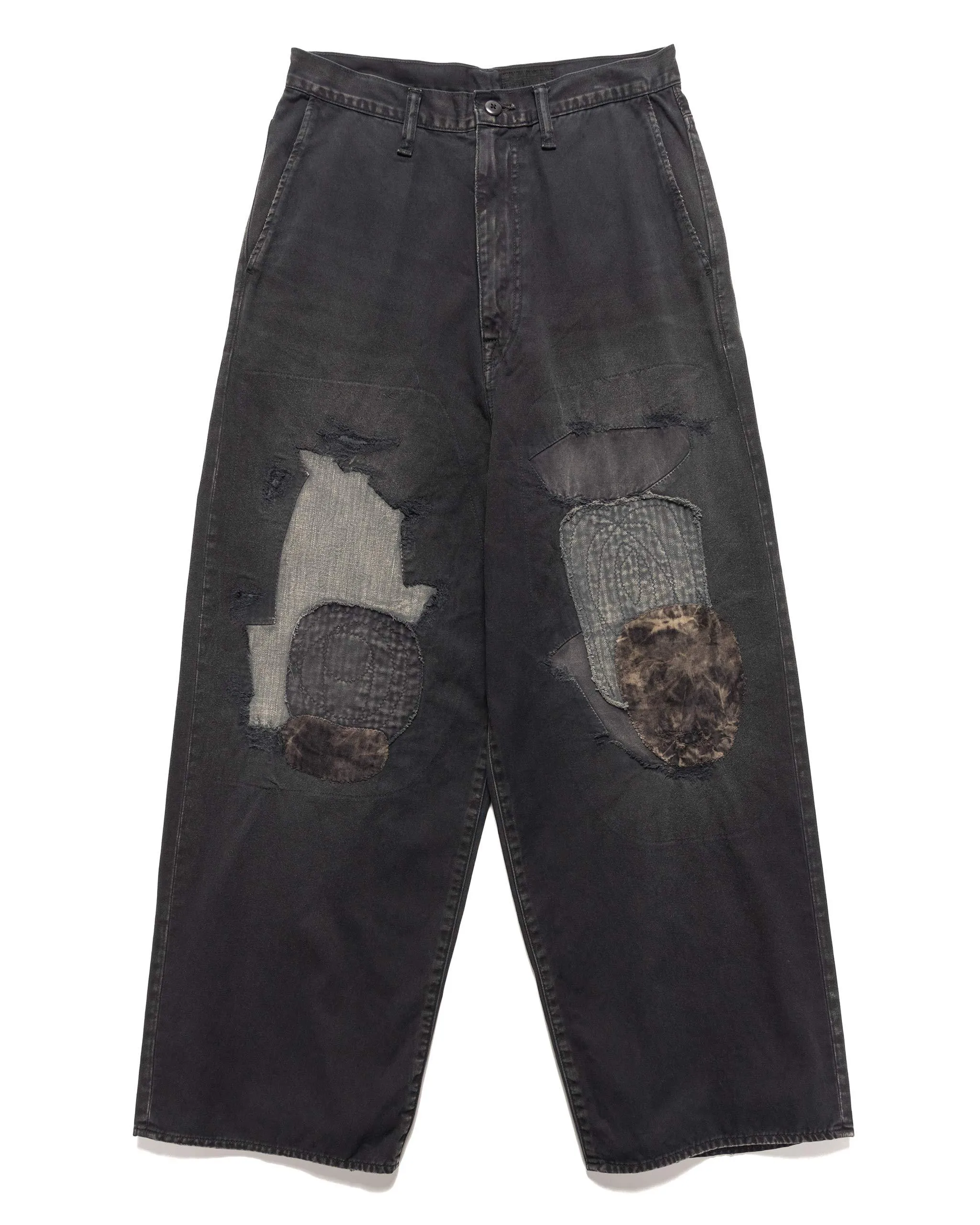 KATSURAGI PORT Baggy Pants (Champetre Remake) Black