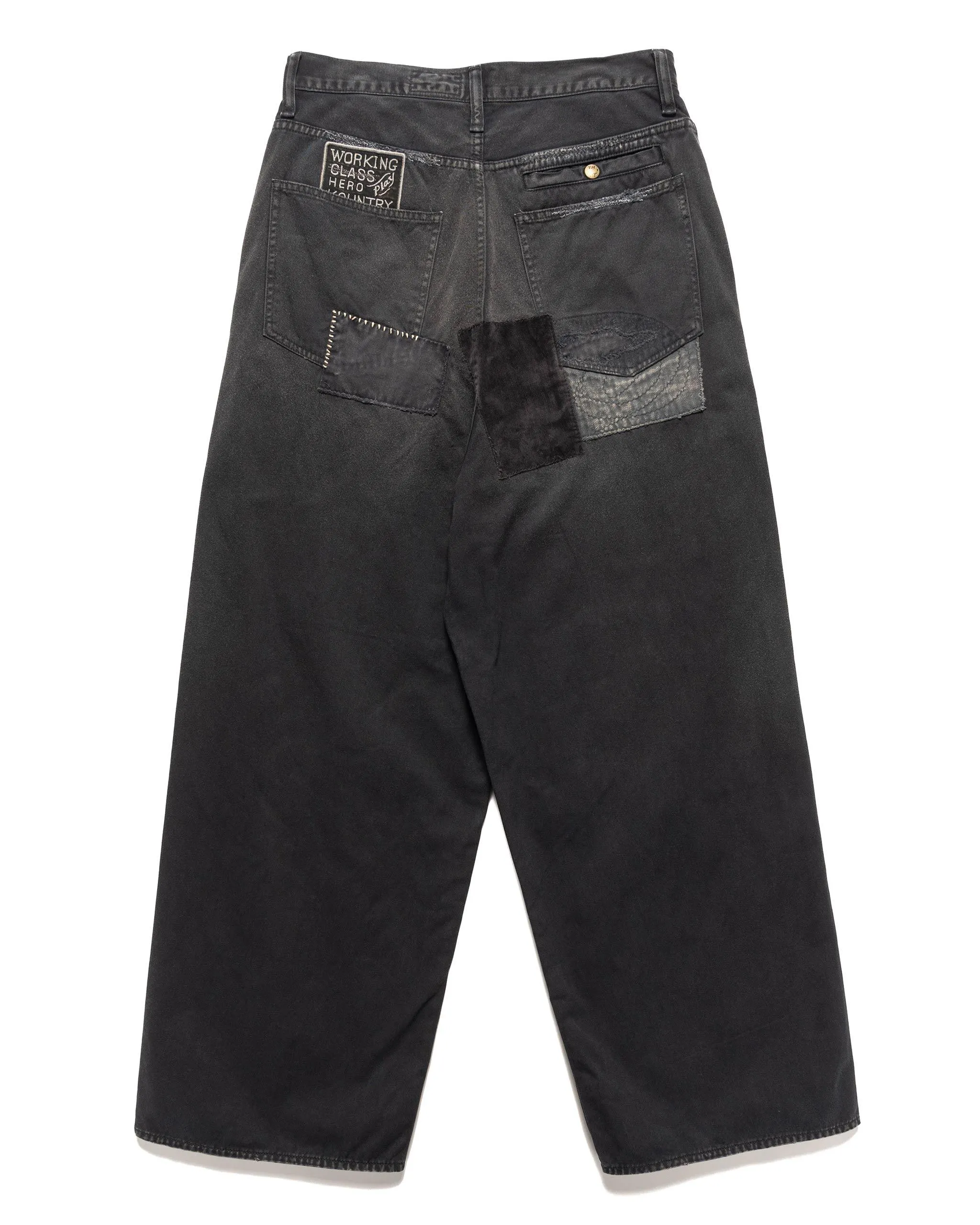 KATSURAGI PORT Baggy Pants (Champetre Remake) Black