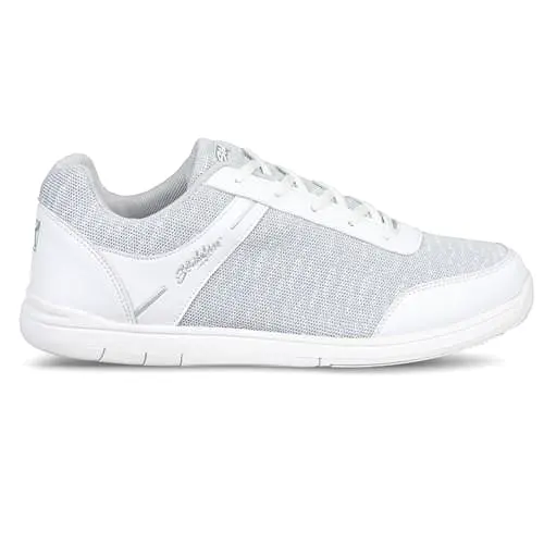 KR Mens Flyer Mesh White Grey Bowling Shoes