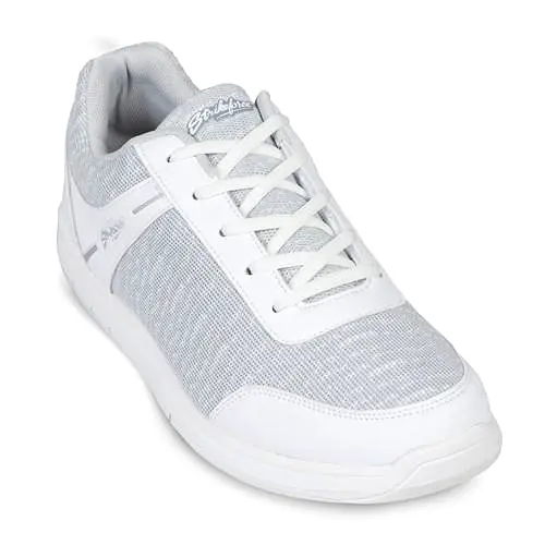 KR Mens Flyer Mesh White Grey Bowling Shoes