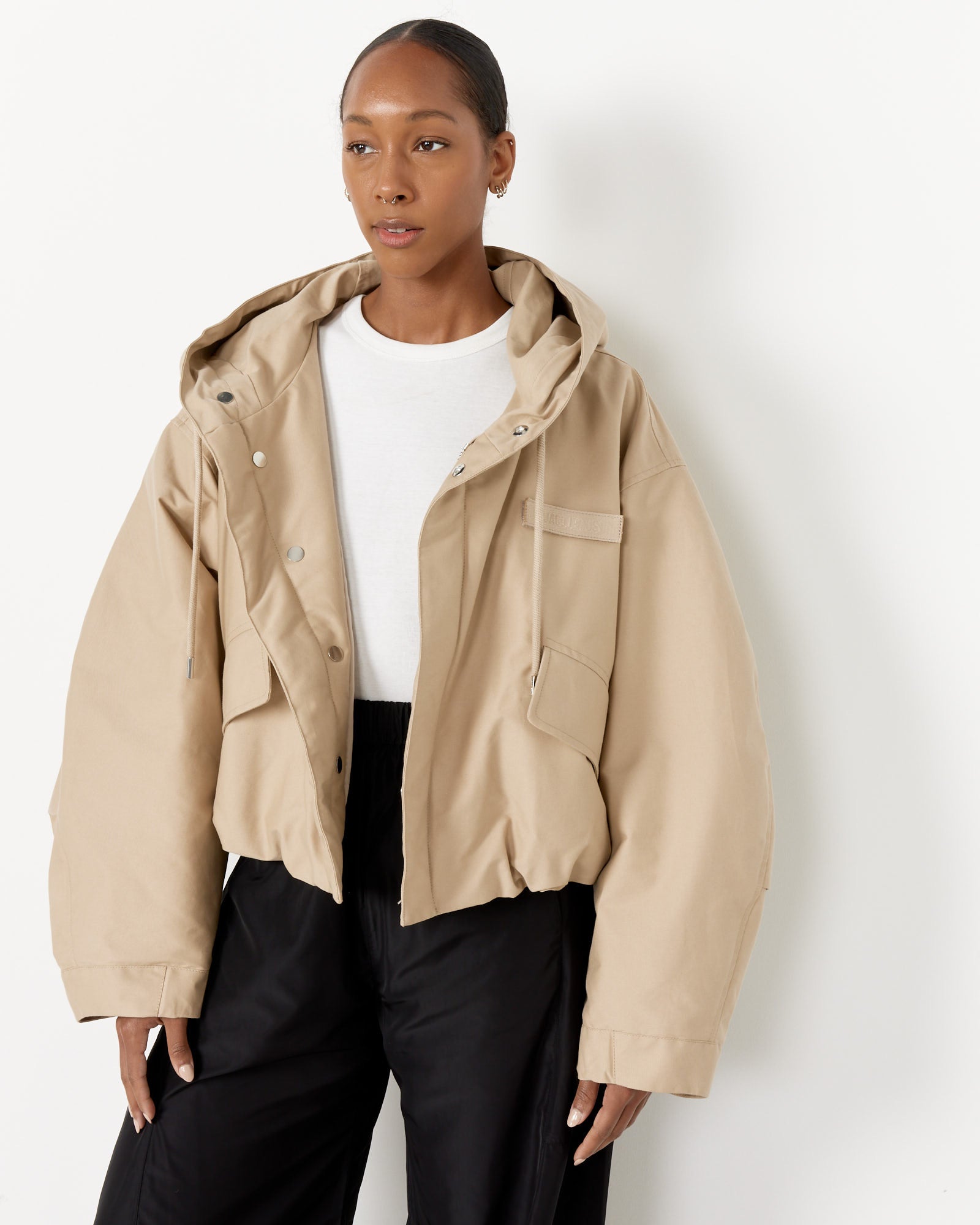 La Parka Courte Caraco Jacket in Beige