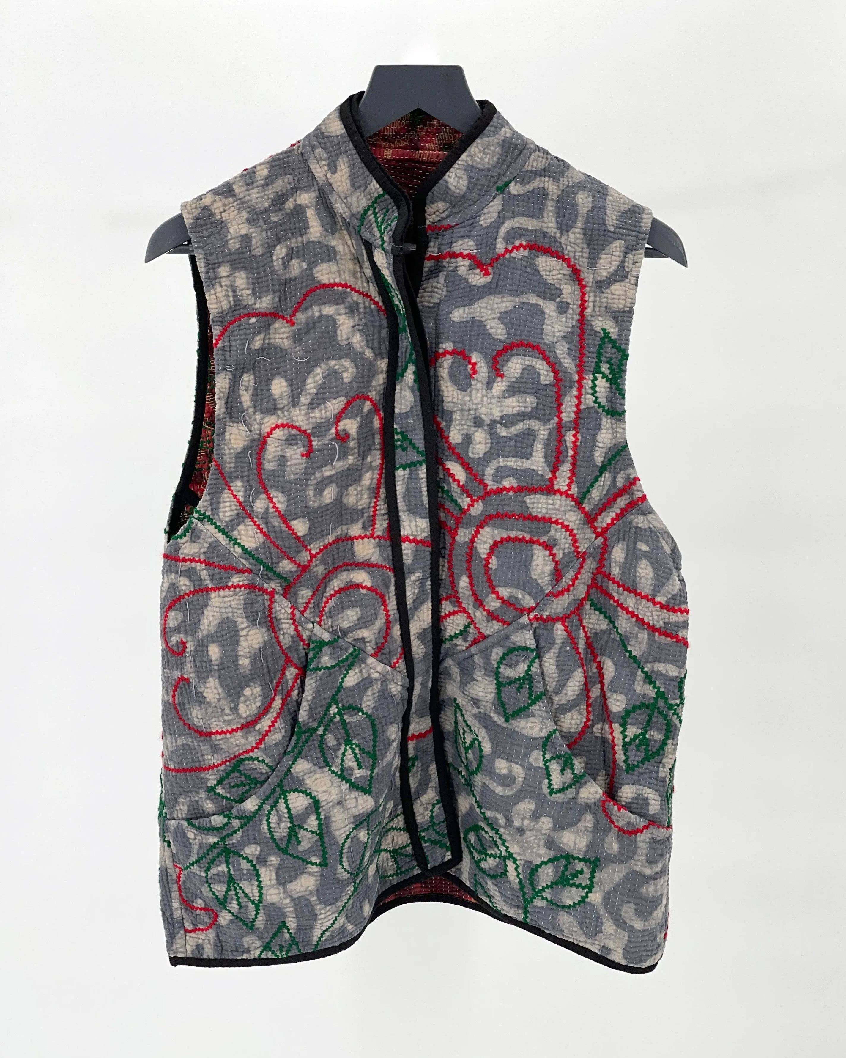 Ladhiya Plant Dyed Reversible Vest