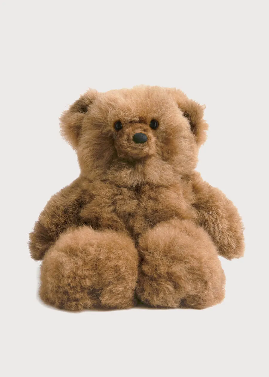 Light Brown Teddy Bear (100% Alpaca Fur)