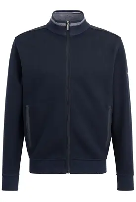 Long Sleeve Full Zip Sweater 8700-55120A Navy