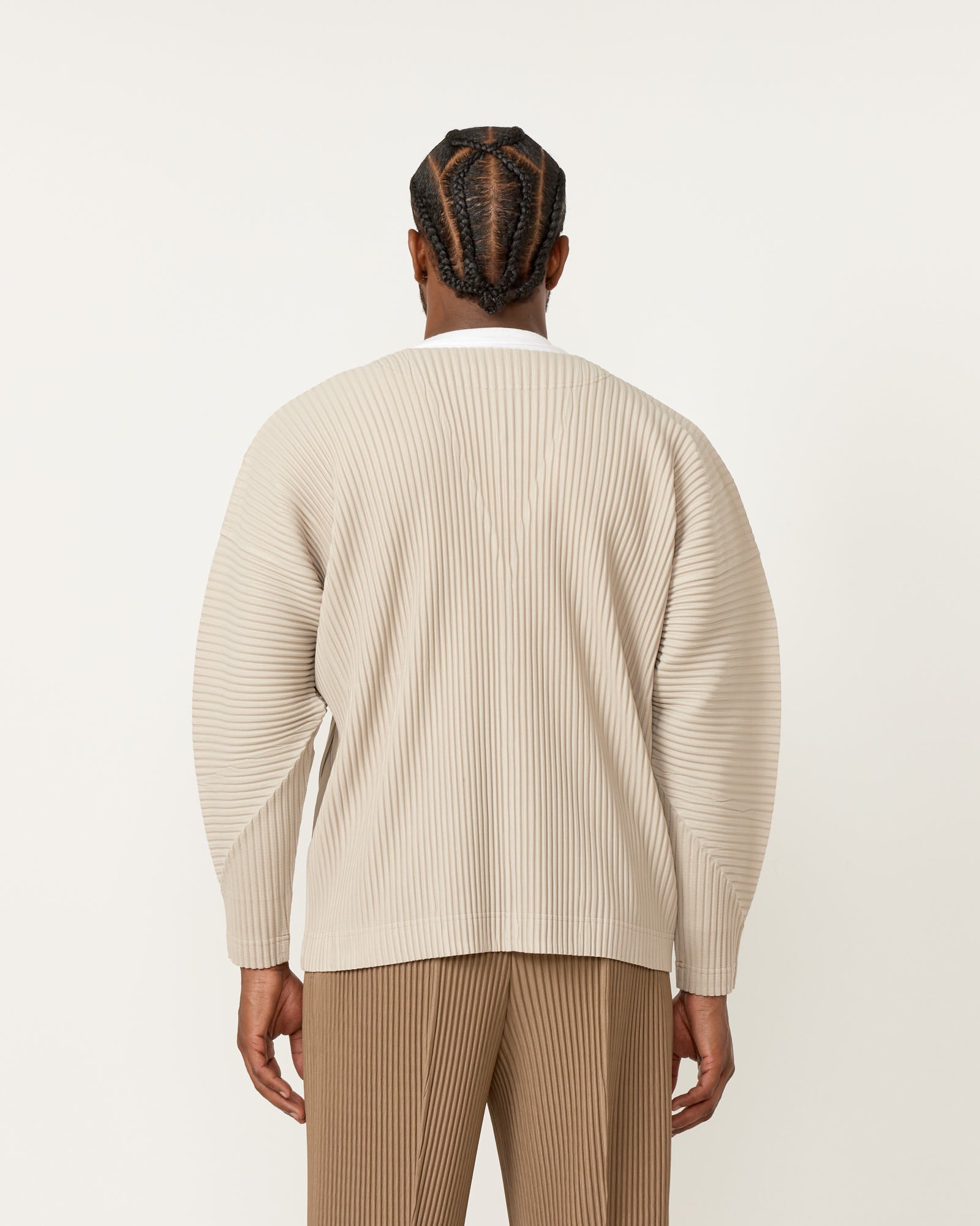 MC March Cardigan in Linen Beige