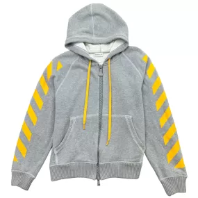 Men's X Off White Hoodie Grey Size S