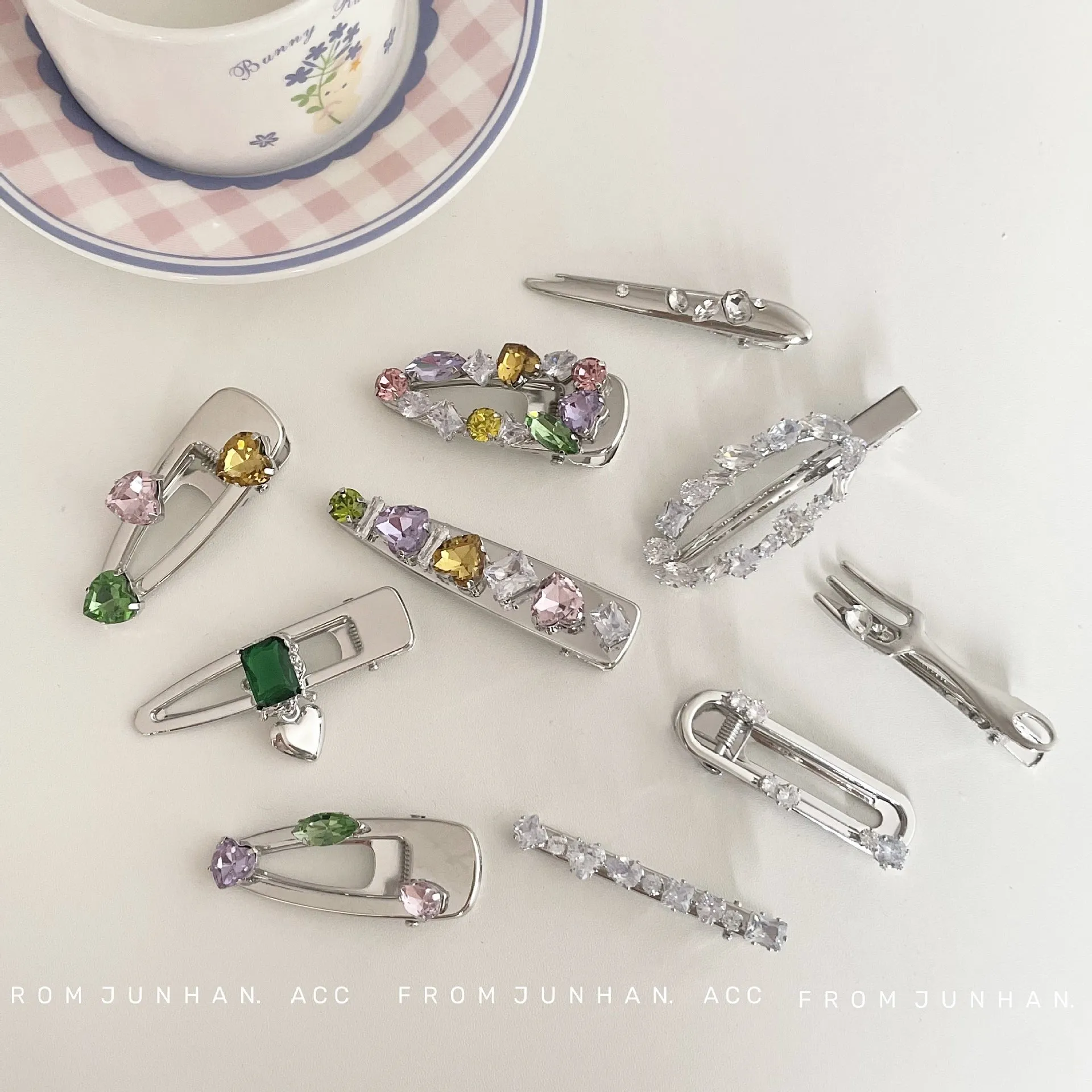 Metal Rhinestone Clips