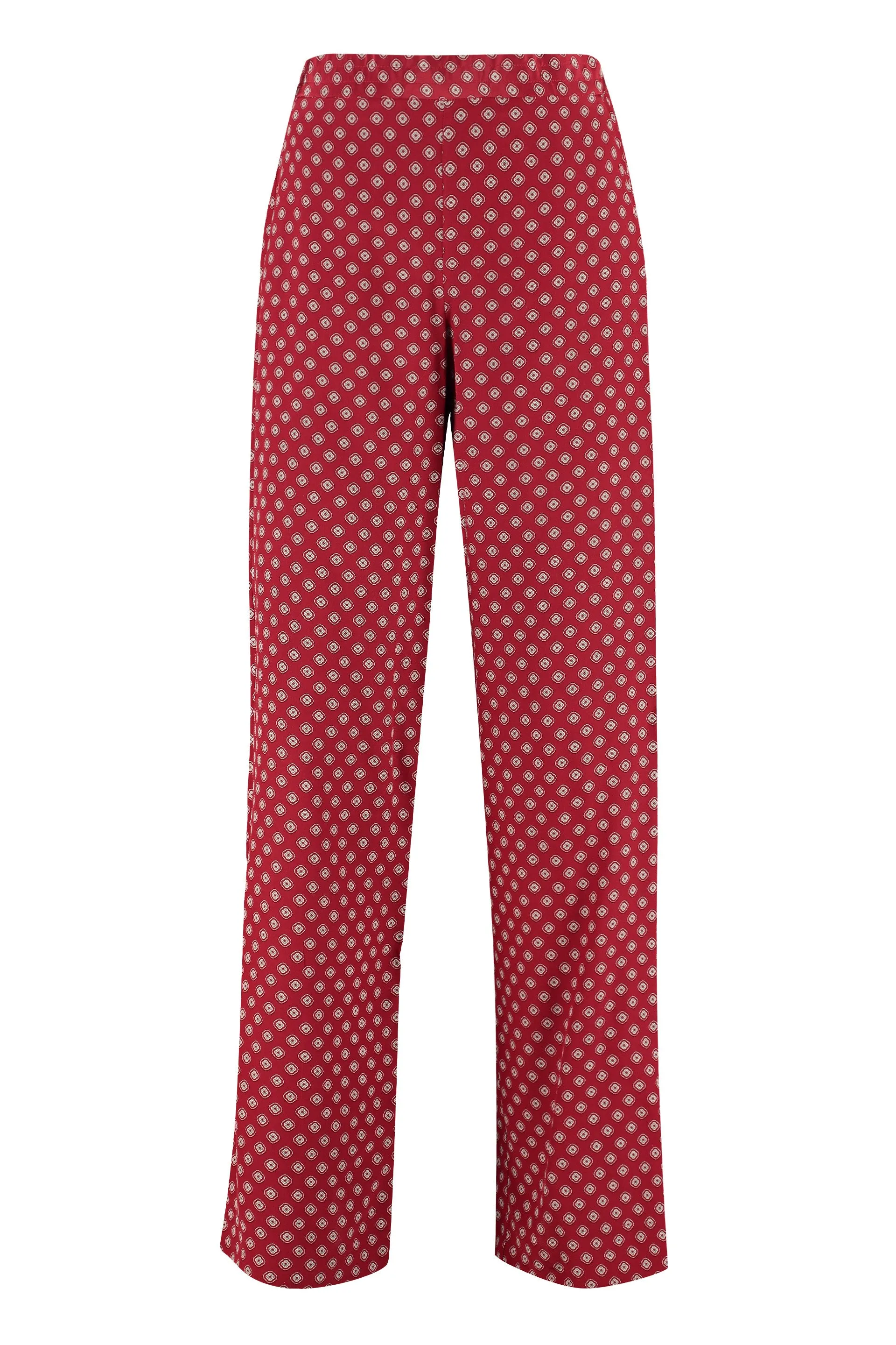 Michael Michael Kors Printed Wide-Leg Pants