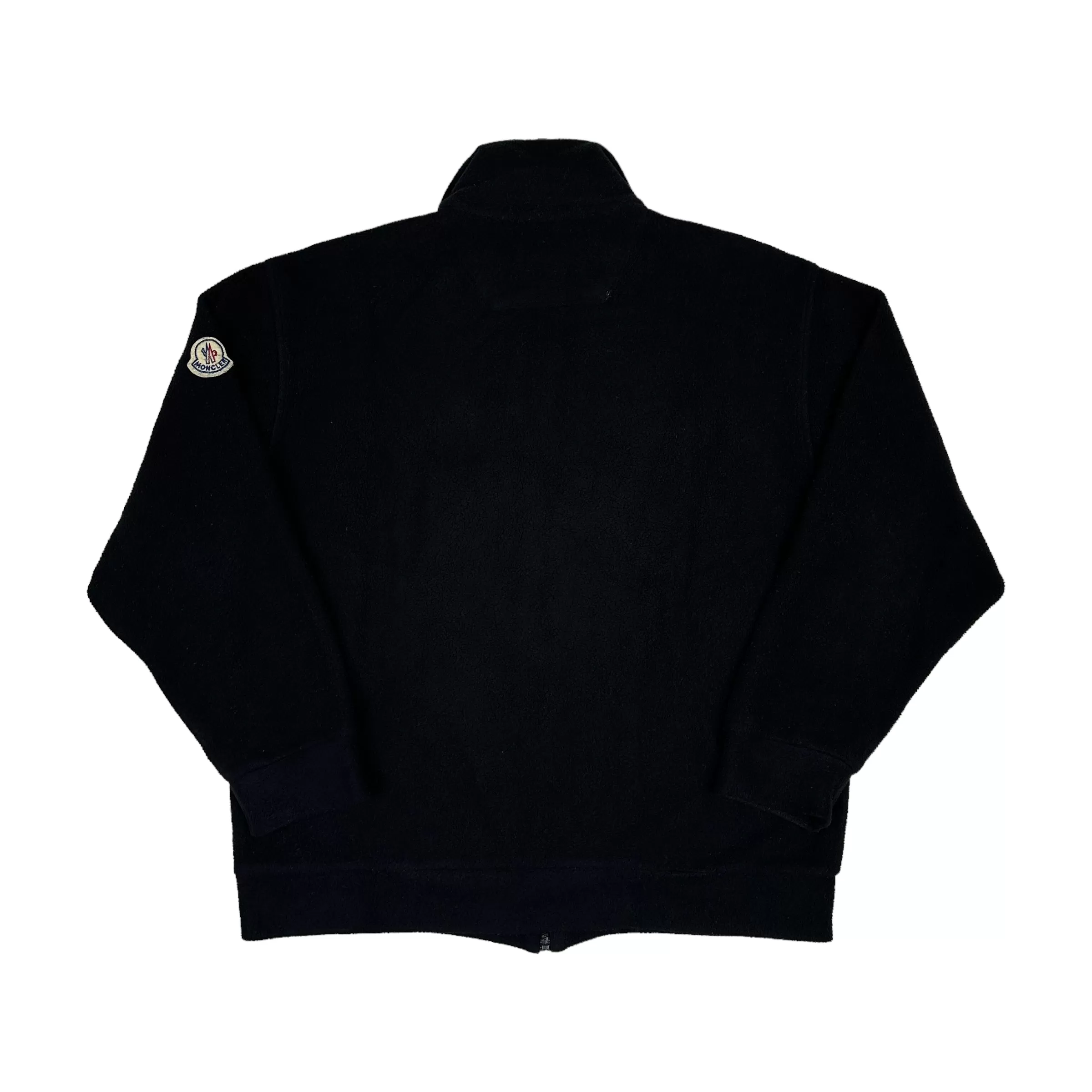 MONCLER x HUSKY VINTAGE FLEECE ZIP JACKET - BLACK