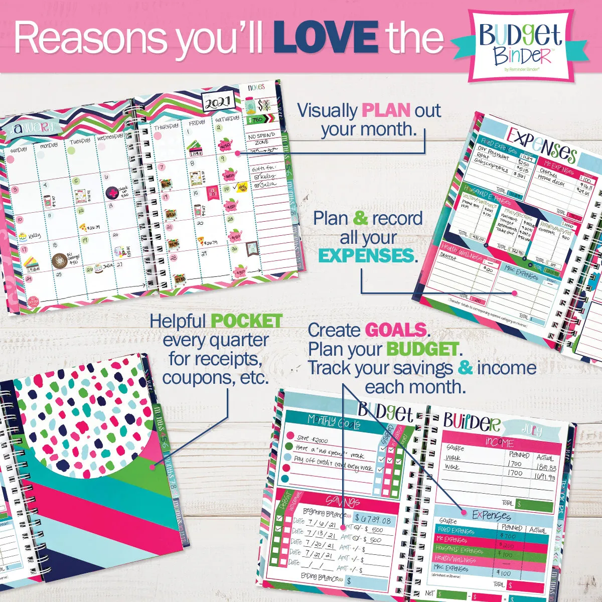 NEW! Budgeting Bundle | Budget Binder Planner + Accessories