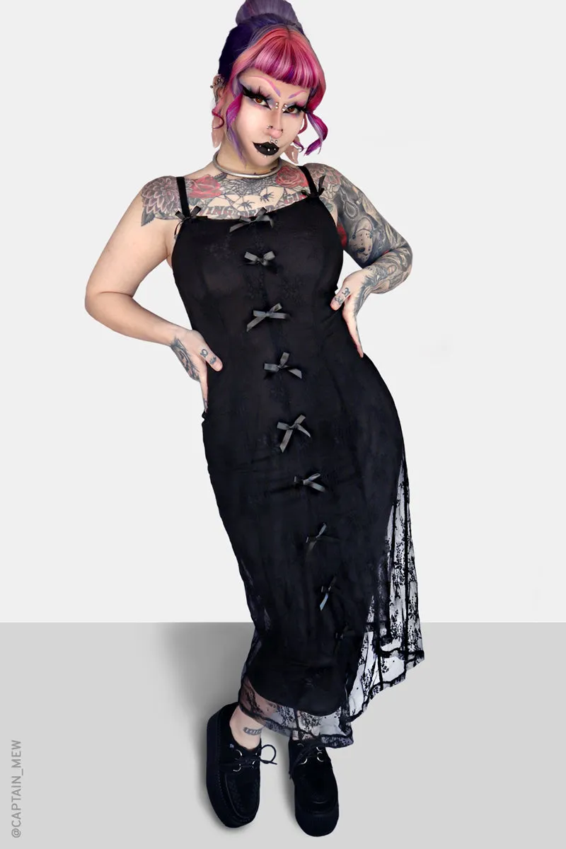 Obsidian Valentina Midi Dress